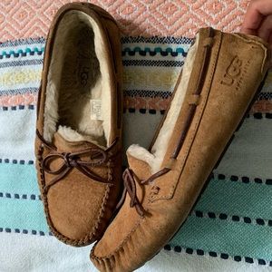 UGG tie moccasins